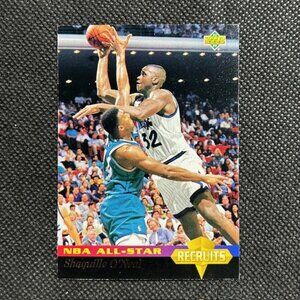 1992-93 Upper Deck Shaquille O'Neal RC Rookie NBA All-Star Recruits Magic